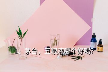 1、茅臺，五糧液哪個好喝？