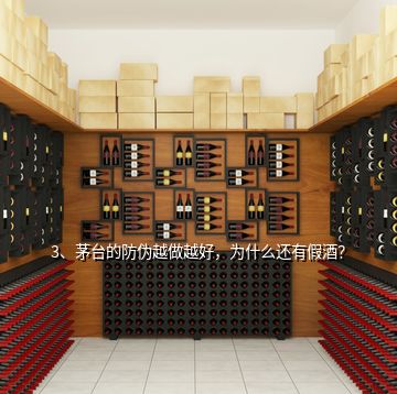 3、茅臺的防偽越做越好，為什么還有假酒？