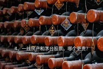 4、一線房產(chǎn)和茅臺(tái)股票，哪個(gè)更貴？
