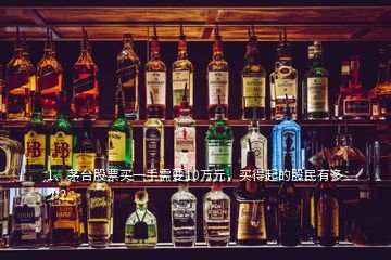 1、茅臺股票買一手需要10萬元，買得起的股民有多少？