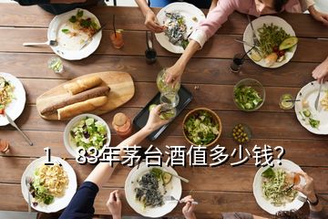 1、83年茅臺酒值多少錢？