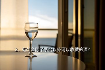 2、有什么除了茅臺以外可以收藏的酒？