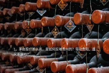 1、茅臺(tái)股價(jià)那么高，是如何反哺貴州的？帶動(dòng)貴陽(yáng)、遵義發(fā)展嗎？