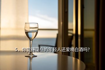 5、你覺(jué)得現(xiàn)在的年輕人還愛(ài)喝白酒嗎？