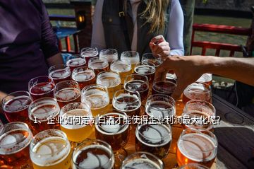 1、企業(yè)如何定制白酒才能使得企業(yè)利潤最大化呢？