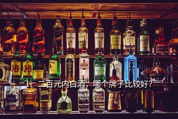 1、二百元內(nèi)白酒，哪個牌子比較好？