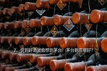 2、說到好酒就會想到茅臺！茅臺到底哪好？