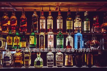 1、河南有哪些名酒？最好喝的是哪個(gè)牌子的？
