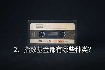 2、指數(shù)基金都有哪些種類？