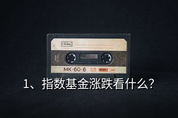 1、指數(shù)基金漲跌看什么？