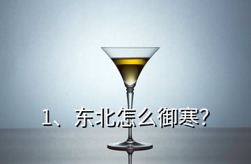 1、東北怎么御寒？