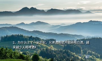 2、為什么上了一定年紀(jì)，兄弟酒局就開始轉(zhuǎn)喝白酒，越來越少人喝啤酒？