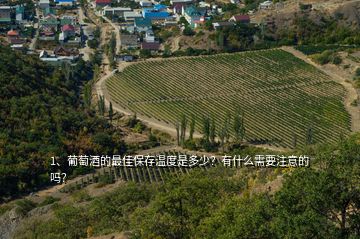1、葡萄酒的最佳保存溫度是多少？有什么需要注意的嗎？