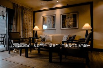 2、葡萄酒的一類香氣、二類香氣、三類香氣各指的是什么？