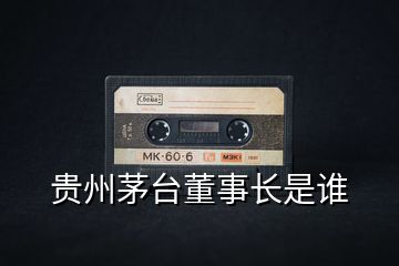 貴州茅臺(tái)董事長是誰