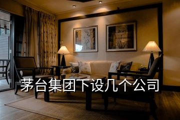 茅臺集團下設幾個公司
