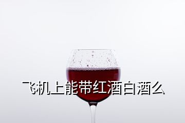 飛機(jī)上能帶紅酒白酒么
