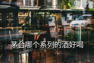 茅臺(tái)哪個(gè)系列的酒好喝