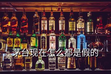 茅臺現(xiàn)在怎么都是假的