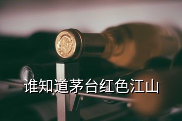 誰知道茅臺(tái)紅色江山