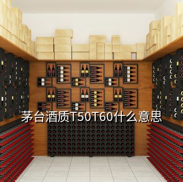 茅臺(tái)酒質(zhì)T50T60什么意思