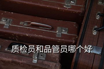 質(zhì)檢員和品管員哪個好