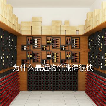為什么最近物價漲得很快