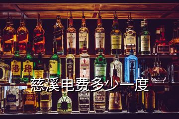 慈溪電費多少一度