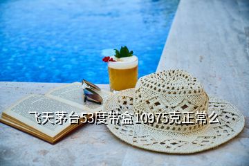飛天茅臺(tái)53度帶盒10975克正常么