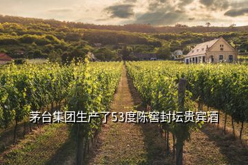 茅臺集團生產(chǎn)了53度陳窖封壇貴賓酒