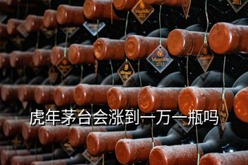 虎年茅臺(tái)會(huì)漲到一萬一瓶嗎