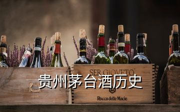 貴州茅臺酒歷史