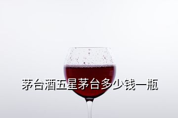 茅臺(tái)酒五星茅臺(tái)多少錢(qián)一瓶