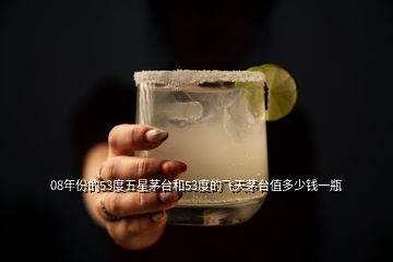 08年份的53度五星茅臺(tái)和53度的飛天茅臺(tái)值多少錢(qián)一瓶
