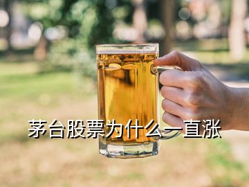 茅臺(tái)股票為什么一直漲