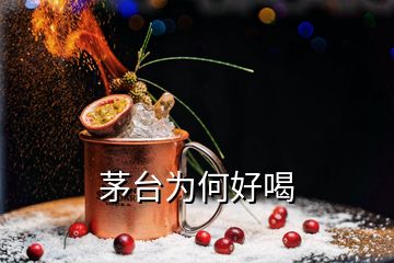 茅臺(tái)為何好喝