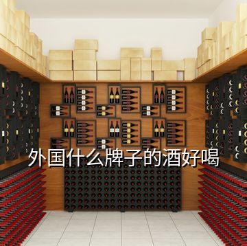 外國什么牌子的酒好喝