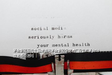 茅臺集團有幾個品牌請問茅臺集團保健酒廠有生產茅臺53度醬香白酒嗎