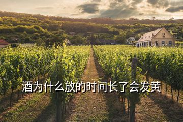 酒為什么放的時(shí)間長了會發(fā)黃