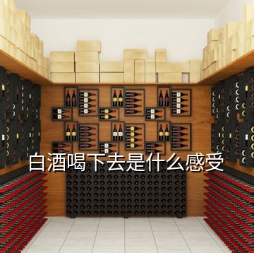 白酒喝下去是什么感受