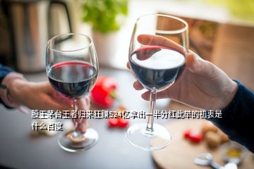 股王茅臺(tái)王者歸來狂賺524億拿出一半分紅此舉的初衷是什么百度