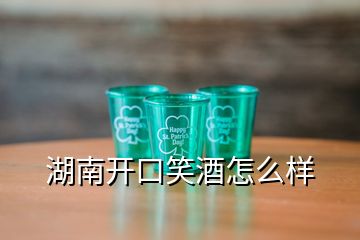 湖南開口笑酒怎么樣