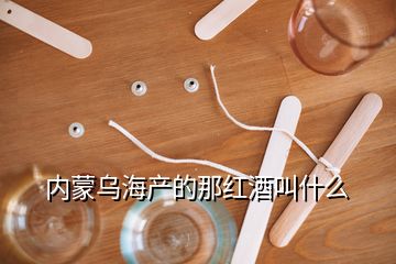 內(nèi)蒙烏海產(chǎn)的那紅酒叫什么