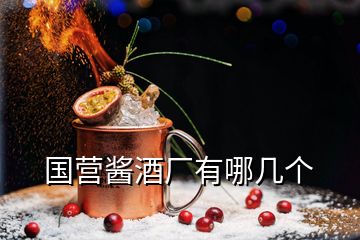 國(guó)營(yíng)醬酒廠有哪幾個(gè)