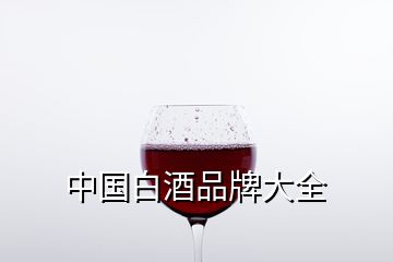 中國(guó)白酒品牌大全