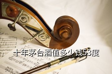 十年茅臺(tái)酒值多少錢(qián)53度