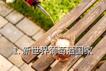 1. 新世界葡萄酒國家
