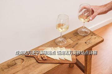 成南達萬遂寧高鐵站點 城南達萬高鐵站點詳解