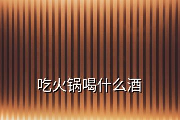 吃火鍋喝什么酒