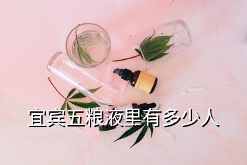 宜賓五糧液里有多少人